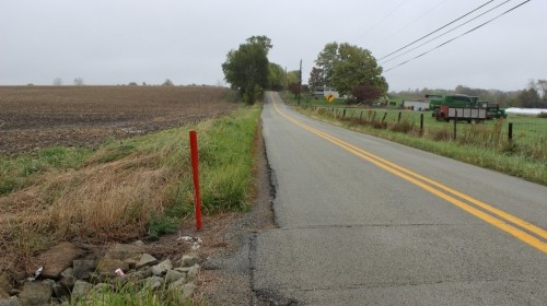 Route 2023 facing north on Hill Churches Road will be widened