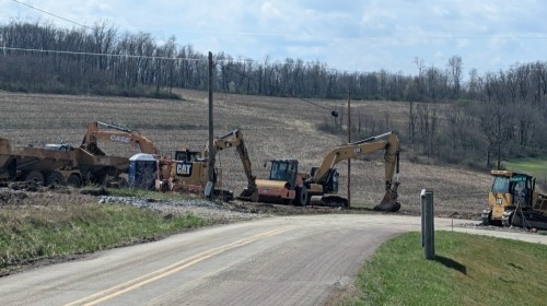 Construction activities on Route 2023 (Bell Memorial Church Road) and Bingham Road
