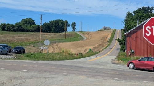 Intersection of Hill Churches Road and Bingham Road
